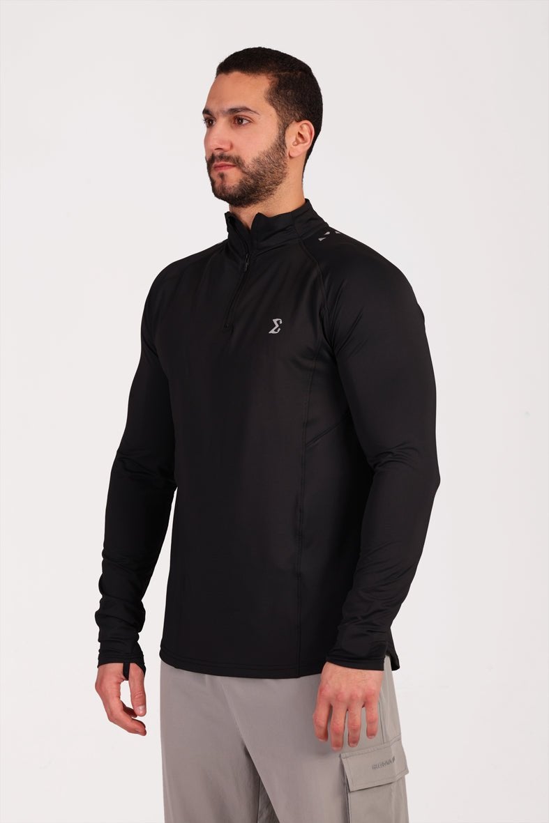 SIGMA FIT Space Quarter Zipper Black - Image 3